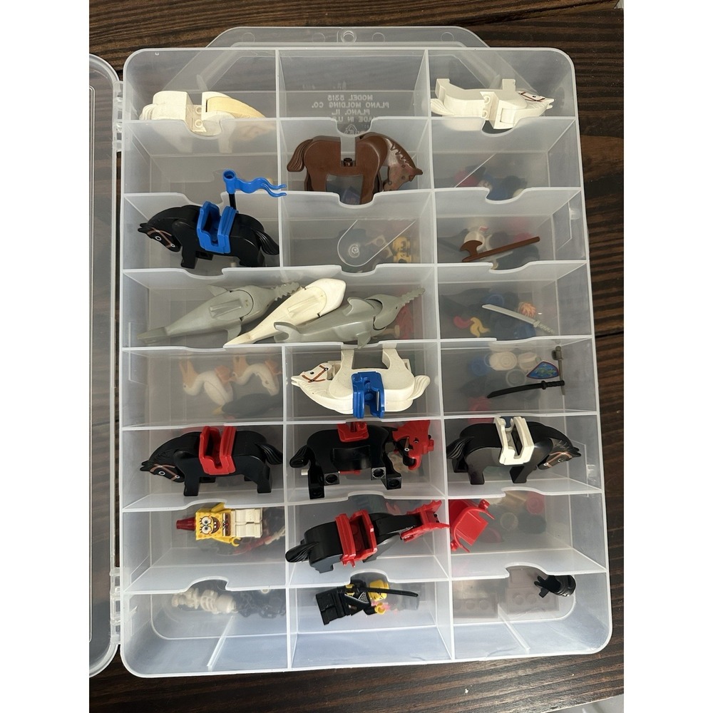 LEGO Minifigure Lot Figures Bulk Starwars Knight Horse Animals Shark